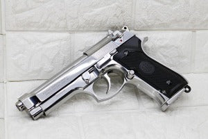 Silver M92 Beretta Airsoft Toy Gun – Realistic, Durable & Fun for Airsoft Enthusiasts