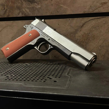 Silver Colt M1911 Airsoft Toy Gun – Realistic Metal Build, Durable Design & Perfect for Cosplay and Role Play